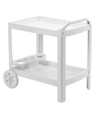 CARRELLO PORTAVIVANDE IN PLASTICA ASTRO Bianco