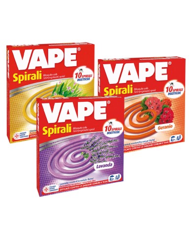 SPIRALI INSETTICIDE PROFUMATE confezione da 10 pezzi