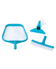 KIT PULIZIA PISCINA DELUXE 3 pezzi