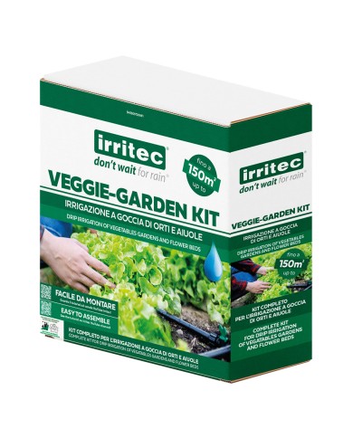 KIT IRRIGAZIONE PER ORTO VEGGIE-GARDEN copertura fino a 150 m2
