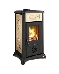 STUFA A LEGNA GEMMA 6 kW - colore bianco