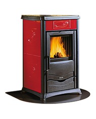 STUFA A LEGNA ROSSELLA PLUS 8 kW - colore pietra naturale