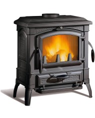 STUFA A LEGNA ISETTA EVO 4.0 7,3 kw - colore nero antracite