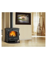 STUFA A LEGNA ISOTTA EVO 11,9 kW - colore nero antracite
