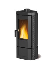 STUFA A LEGNA CANDY 4.0 6,2 kW - colore nero antracite
