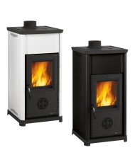 STUFA A LEGNA TEA 6,6 kW - colore bianco
