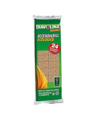 DIAVOLINA ACCENDIFUOCO GRILL ECOLOGICA 24 cubi - art. 15330