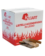 LISTELLI ACCENDIFUOCO IN LEGNO 14 decimetri cubi - in scatola