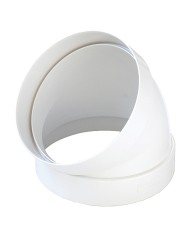 CURVA PER AERAZIONE CANALIZZATA 45° Ø mm. 100