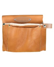 BORSA CARPENTIERE CUOIO FIORE 2 tasche