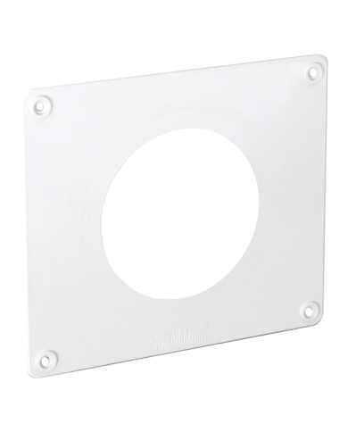 COPRIFORO PER TUBI AERAZIONE mm.190x160 - foro Ø mm. 100 125