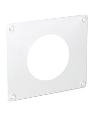 COPRIFORO PER TUBI AERAZIONE mm.190x160 - foro Ø mm. 100 125