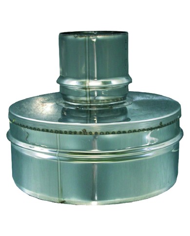 RACCORDO MONO DOPPIA PARETE M.P. ø 15 M - D.P. ø 20 F