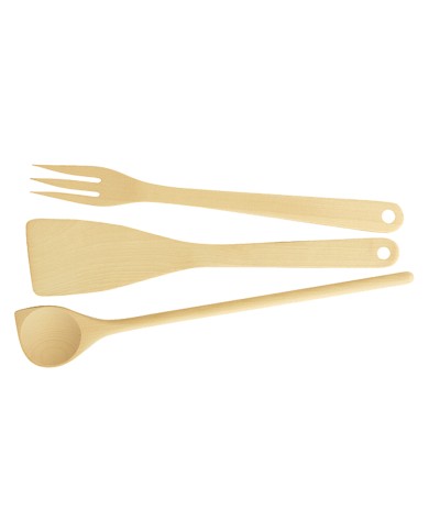 SET CUCCHIAIO, PALA E FORCHETTONE art. 637418 - linea Woody