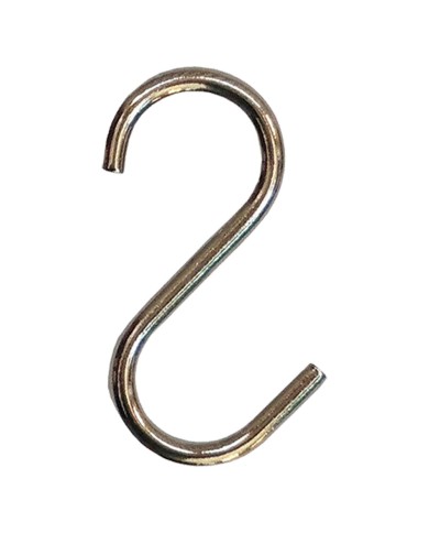 GANCI AD S PER BARRA APPENDIMESTOLI finitura