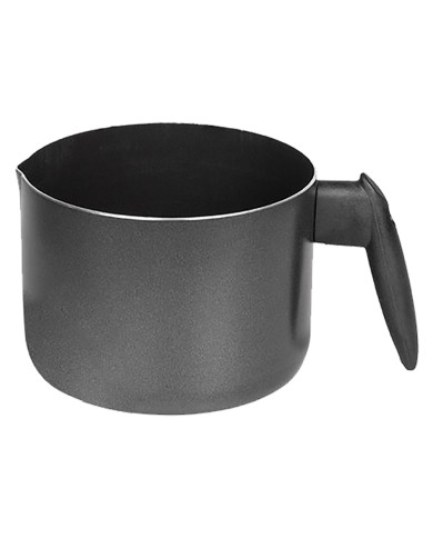 BOLLILATTE UN MANICO BLACK LINE Ø cm. 12 - h.10 - capacità 1 lt.