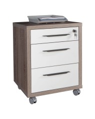CASSETTIERA UFFICIO 3 CASSETTI LINEA DISEGNO 45 x 48 x h.63