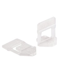 BASE LIVELLANTE CON FERITOIA PER CUNEO H. mm 12 - fuga 1,0 mm - cf. 300 pz