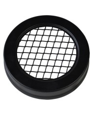 COPERCHIO CON GRIGLIA PER POSACENERE GETTACARTE colore nero