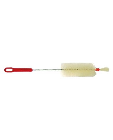 SCOVOLO PER BOTTIGLIE CON CIUFFO ø cm 6 x H 47