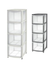 CASSETTIERA COVER LINE colore trasparente