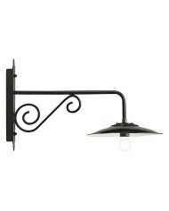 APPLIQUE LUNGA ANTIQUE 25 W - cm 65 x 38 x 30 grigio