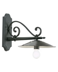 APPLIQUE MEDIA ANTIQUE 25 W - cm 45 x 34,5 x 30 grigio