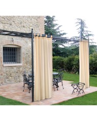 TENDA PER GAZEBO CON PASSANTI E BOTTONI cm.160 x H.270 - beige