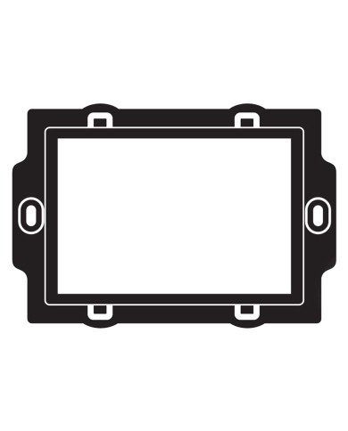 SUPPORTO MODELLO PL PER SERIE PLAIN 3 moduli