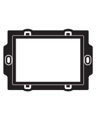 SUPPORTO MODELLO PL PER SERIE PLAIN 3 moduli