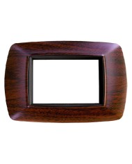 PLACCA EFFETTO LEGNO SCURO LIFE 7 posti - 2987 LS