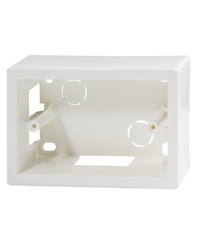 SCATOLA DA PARETE PER CANALINE mm 120 x 83 x 45 - 3 posti