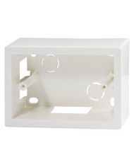 SCATOLA DA PARETE PER CANALINE mm 120 x 83 x 45 - 3 posti