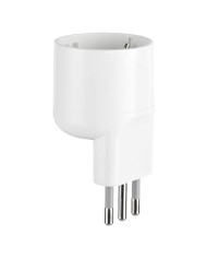 ADATTATORE SINGOLO SPINA ASIMMETRICA SALVASPAZIO spina 2P + T 1