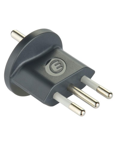 ADATTATORE FISSO DA SCHUKO A SPINA 10A da sp.schuko a sp.2P+T 10A - 70035