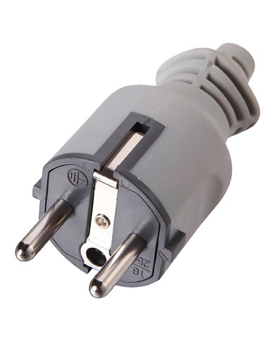 SPINA SCHUKO IN GOMMA 2P+T16A - art.71929