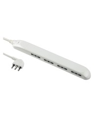 MULTIPRESA SALVASPAZIO SLIM colore bianco - art.61910