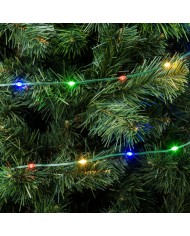 CATENA LINEARE GOCCE DI LUCI A LED SERIE MTL 400 gocce l.bianca -34 mt. (30+4)