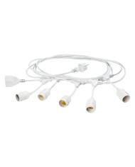 LUMINARIA ENJOY cavo 5 - 5 portalampade