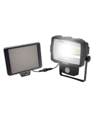 PROIETTORE LED A RICARICA SOLARE 10W - 1600 lumen