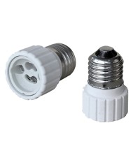 ADATTATORE PORTALAMPADA da spina E27 a presa GU10