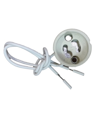 PORTALAMPADA A SOSPENSIONE IN CERAMICA attacco GU 10 - cf. 100 pezzi