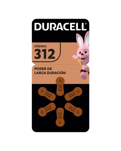 PILA PER APPARECCHI ACUSTICI DA 312 Pz 6 - 1,4 V