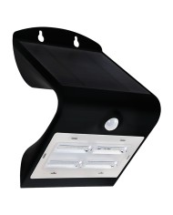 LAMPADA SOLARE DA PARETE nera