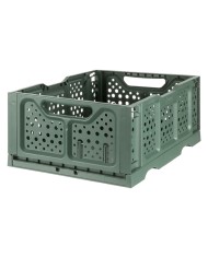 CESTA CASALINGA PIEGHEVOLE OPLA colore verde