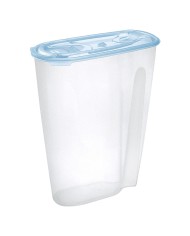 CONTENITORE PORTA CEREALI IN PLASTICA lt 3 cm 21,5 x 10,7 x h 25,7 acqua