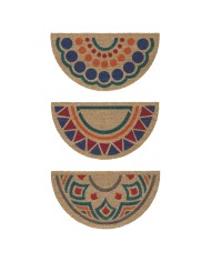ZERBINO MEZZALUNA TROPICAL cm. 40 x 70 fantasia