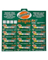 ADESIVO CIANOCRILATO ARTIGLIO CIANOWIL gr.3 - 12 tubetti display appendib.