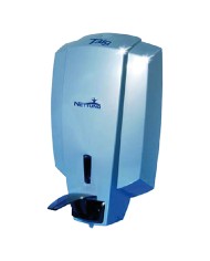 DISPENSER A MURO PER SAPONI a leva con gomito