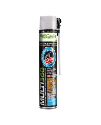 SCHIUMA POLIURETANICA GEBOFOAM MULTI 360 ml 825